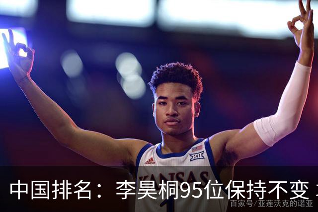 中国排名：李昊桐95位保持不变 袁也淳金子豪上升